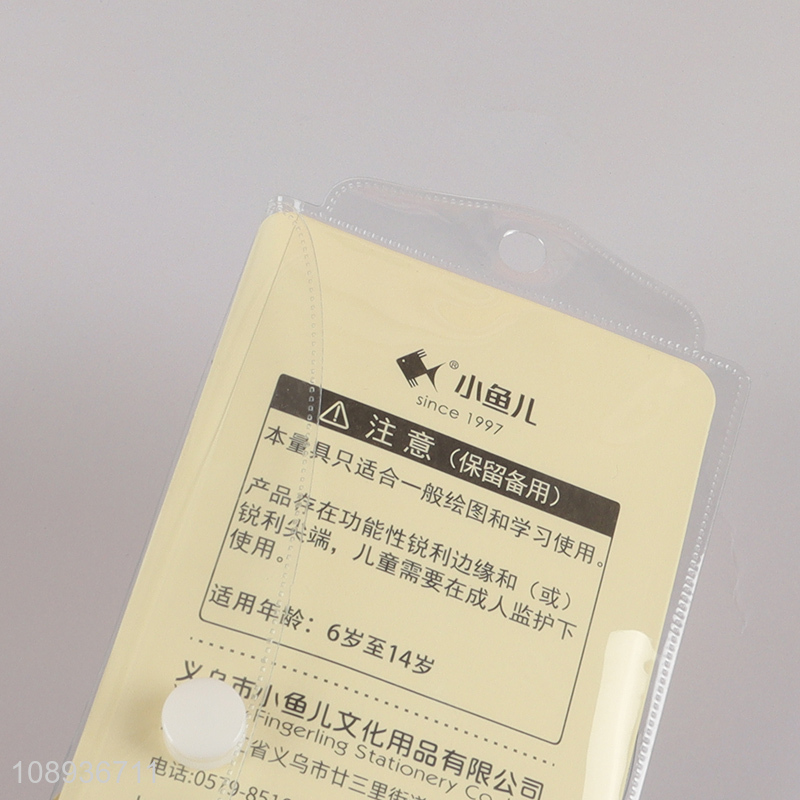 Good Quality 4 Pieces Math Geometry Kit With Rulers And Protractor