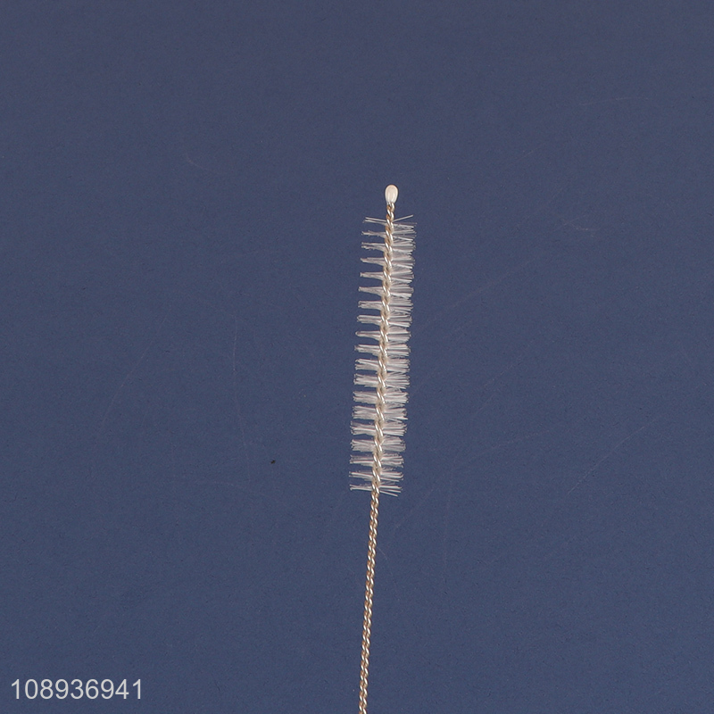 Wholesale 3+1 Colored Metal Bent and Straight Straws with Cleaning Brush