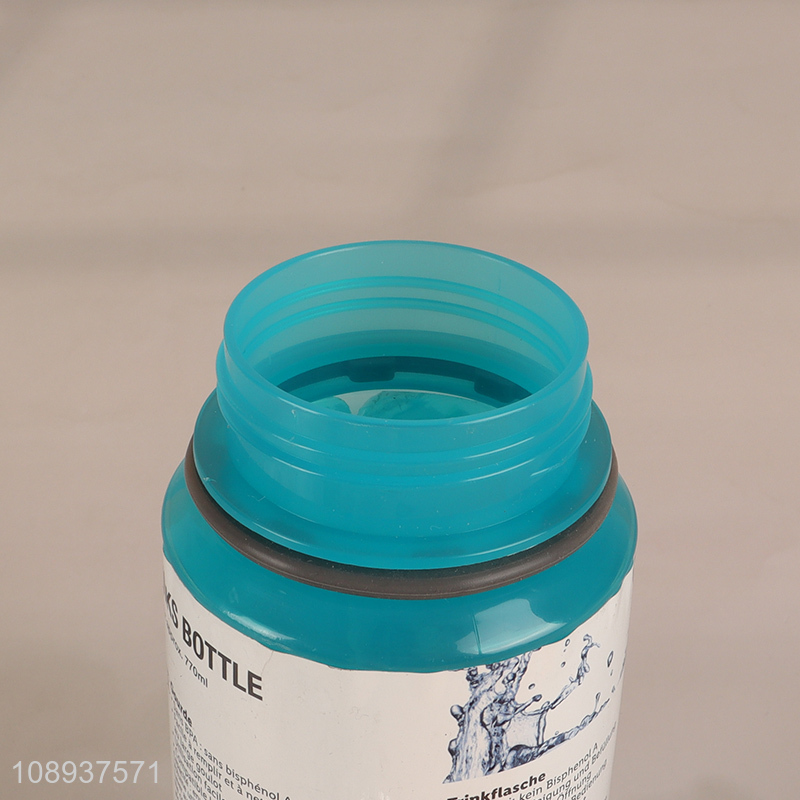 New Product Large Capacity Plastic Water Bottle with Flip Straw