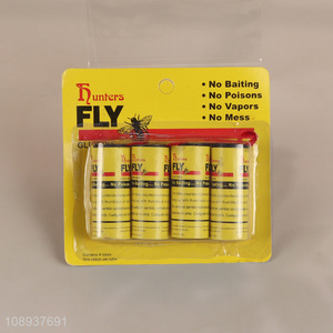High Quality 4PCS Sticky Fly Strips Fly Catchers for Indoor Outdoor Hanging