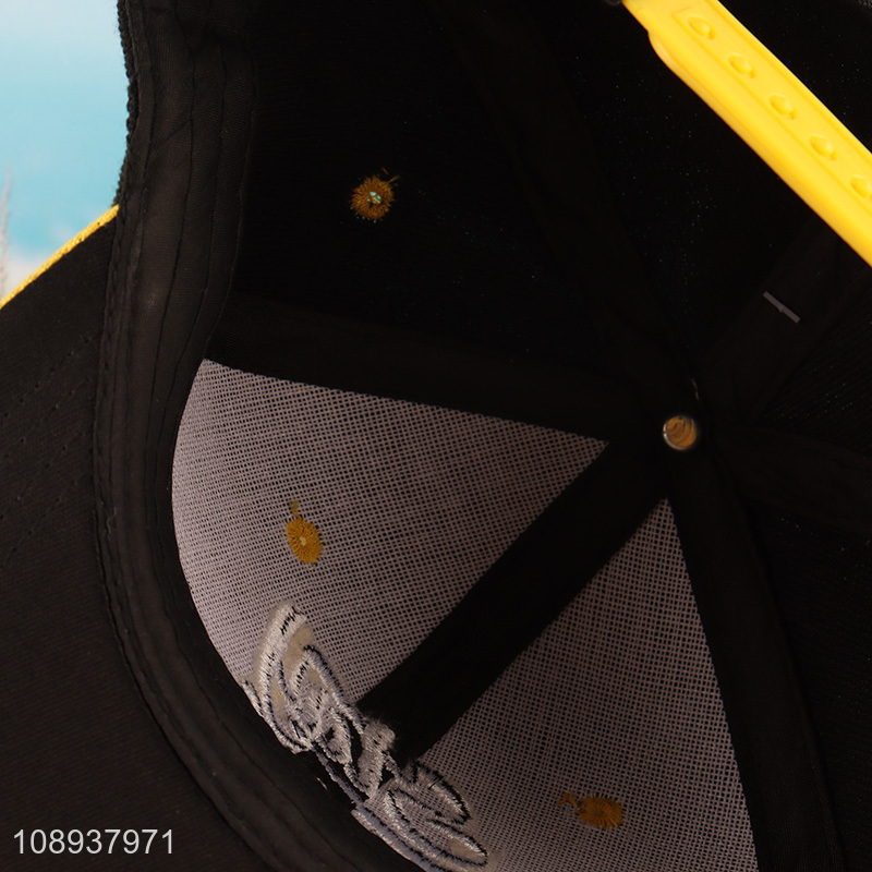 Most popular adjustable embroidered baseball cap for sale