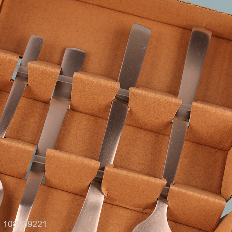 New arrival 4pcs stainless steel cutlery set for home hotel