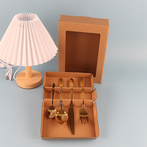 China wholesale 4pcs stainless steel tableware set cutlery set