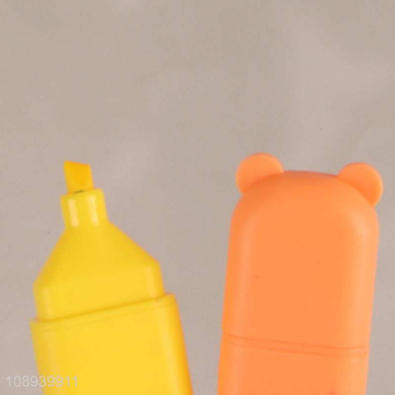 Factory Price 6 Colors Mini Kawaii Highlighters for School Classroom