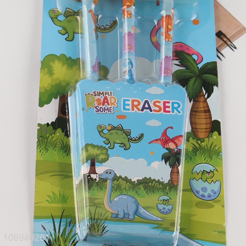 Most popular 3pcs school students pencils with eraser