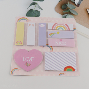 Factory price students school writing <em>sticky</em> <em>note</em> set