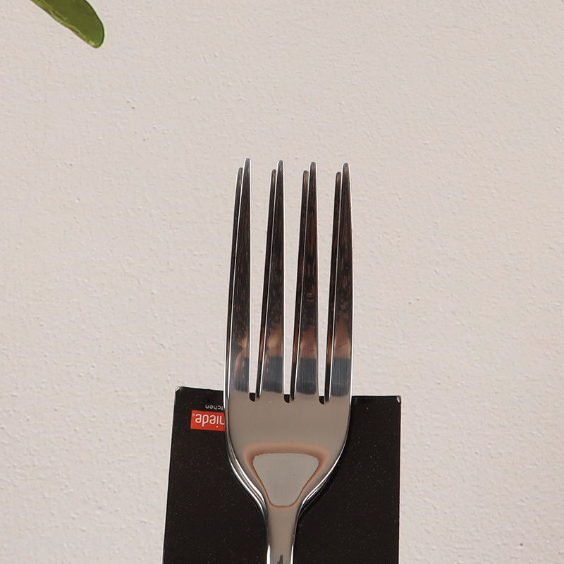 High Quality 2PCS Stainless Steel Dinner Forks Metal Salad Forks