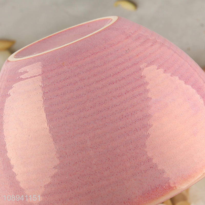 Most popular pink ceramic bowl kitchen tableware