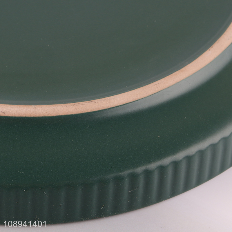 Good quality round ceramic dinner plate tableware plate