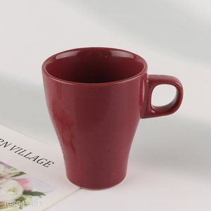 Good sale ceramic unbreakable water cup drinking cup with handle
