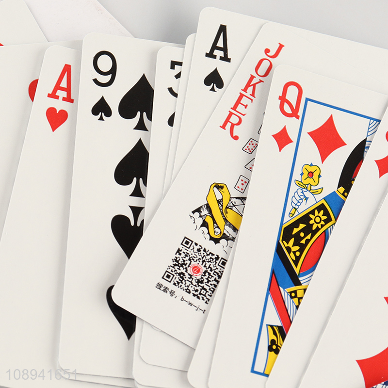 Good quality multicolor playing card games adult poker cards