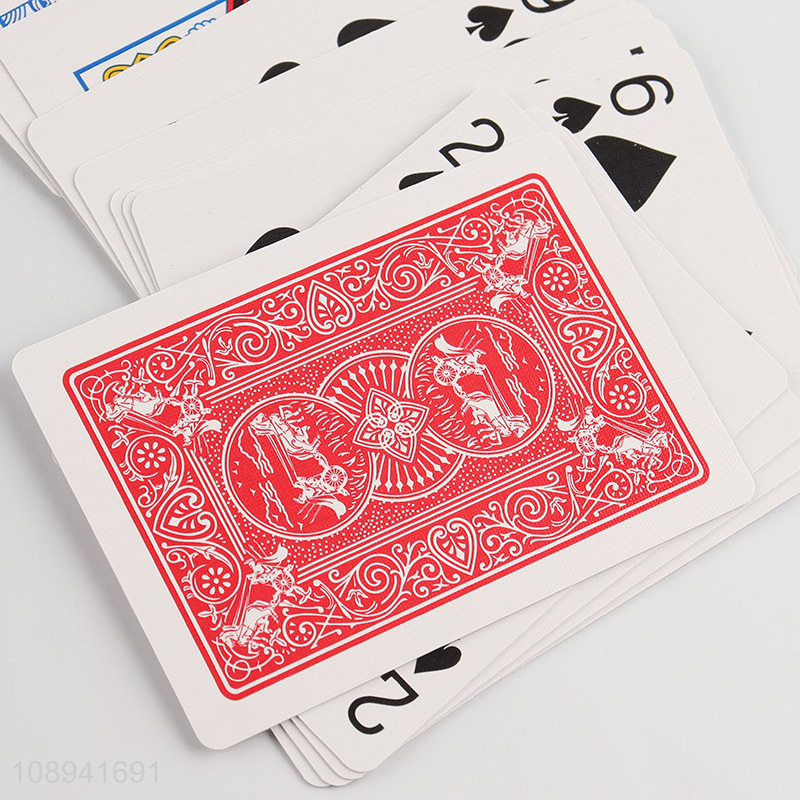 Low price printed paper playing poker cards playing cards