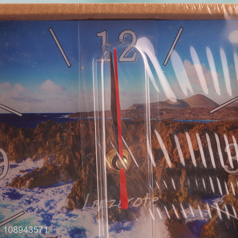 Best sale square living room decoration tabletop clock desk clock