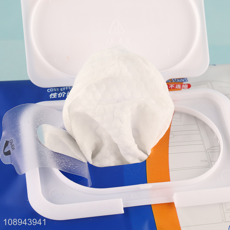 High Quality 80PCS Non-Woven Kitchen Wipes Multi-Surface Cleaning Wipes