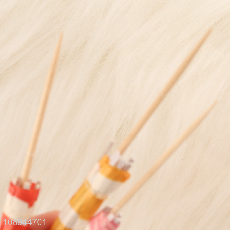 High Quality 12PCS Umbrella Cupcake Toppers Appetizer Picks