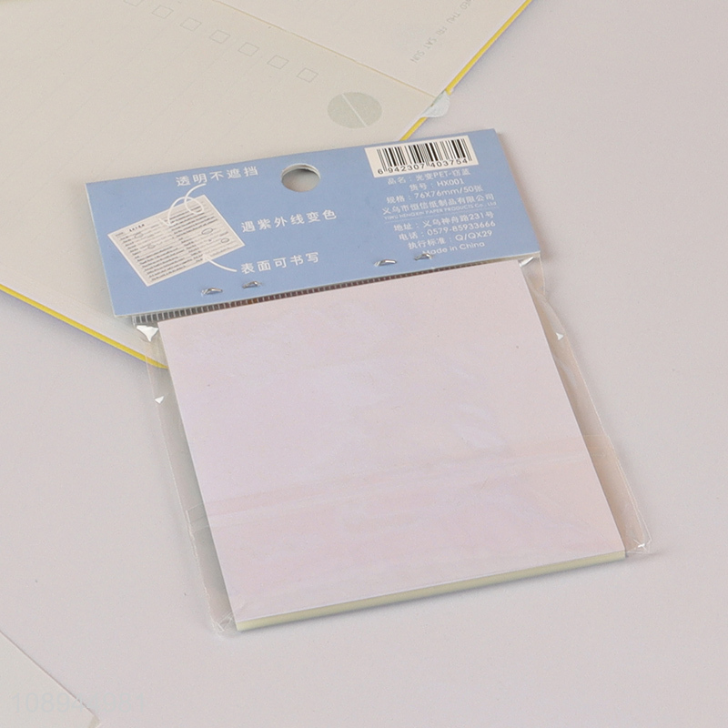 New product creative photosensitive sticky note post-it notes