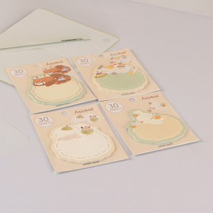 Yiwu market animal series 30sheets post-it notes <em>sticky</em> <em>note</em>