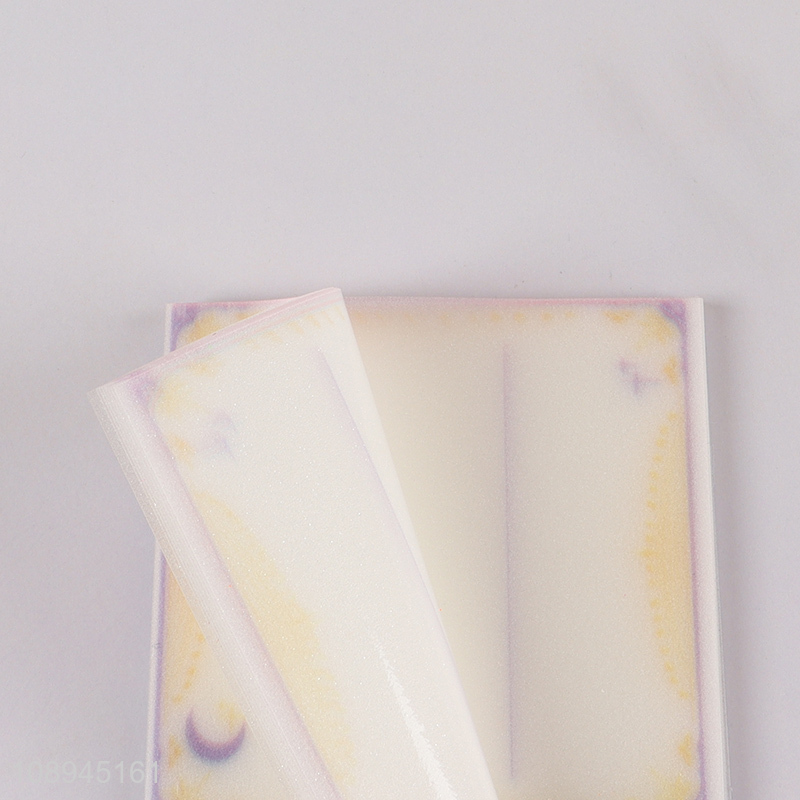 Latest design 50sheets waterproof transparent sticky note