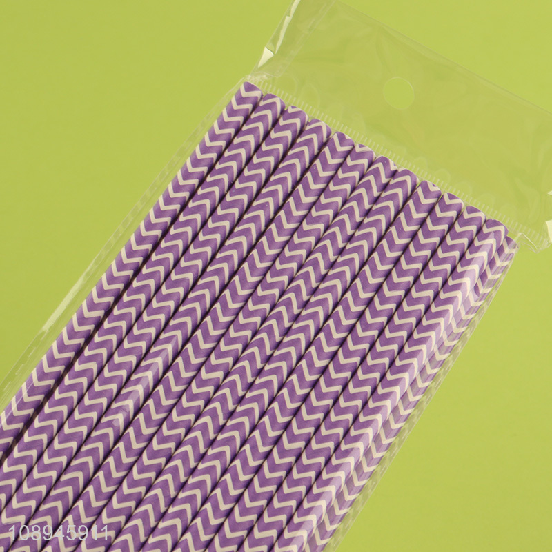Factory Price Disposable Paper Straws Decorative Straws