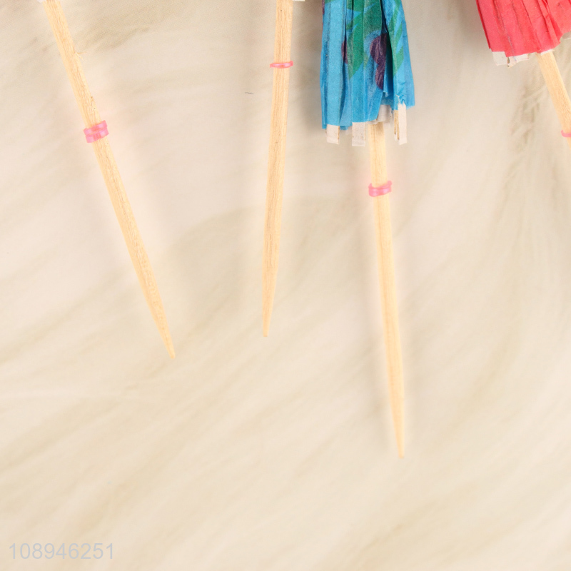 China Imports Corktail Fruit Picks Umbrella Food Sticks