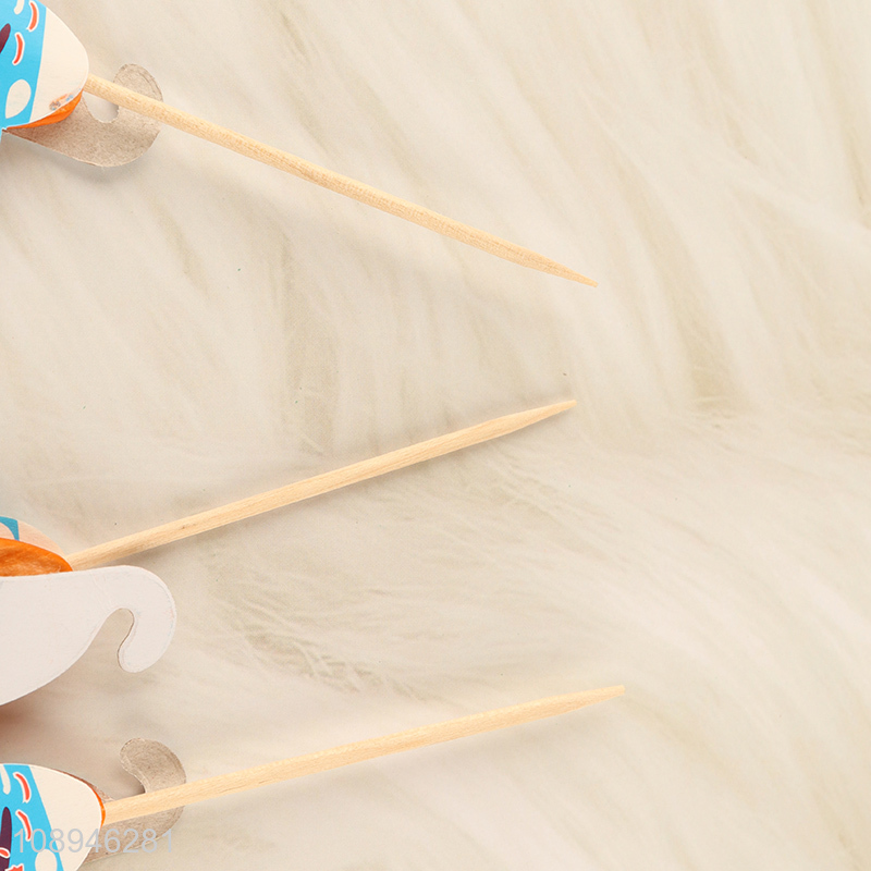 High Quality Peacock Cupcake Sticks Appetizer Drinks Picks