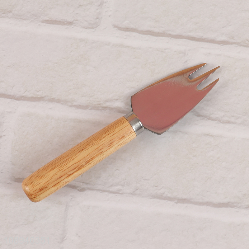 Hot Selling 4PCS Stainless Steel Cheese Knife Set with Wooden Handle