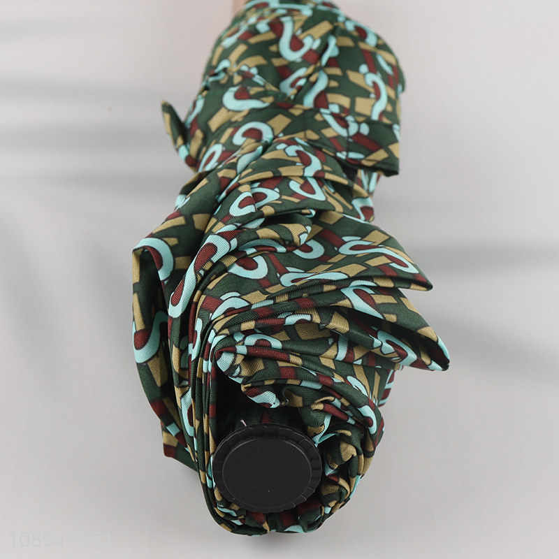 Hot Selling 8k Auto Open & Close Triple Folding Umbrella Foldable Umbrella