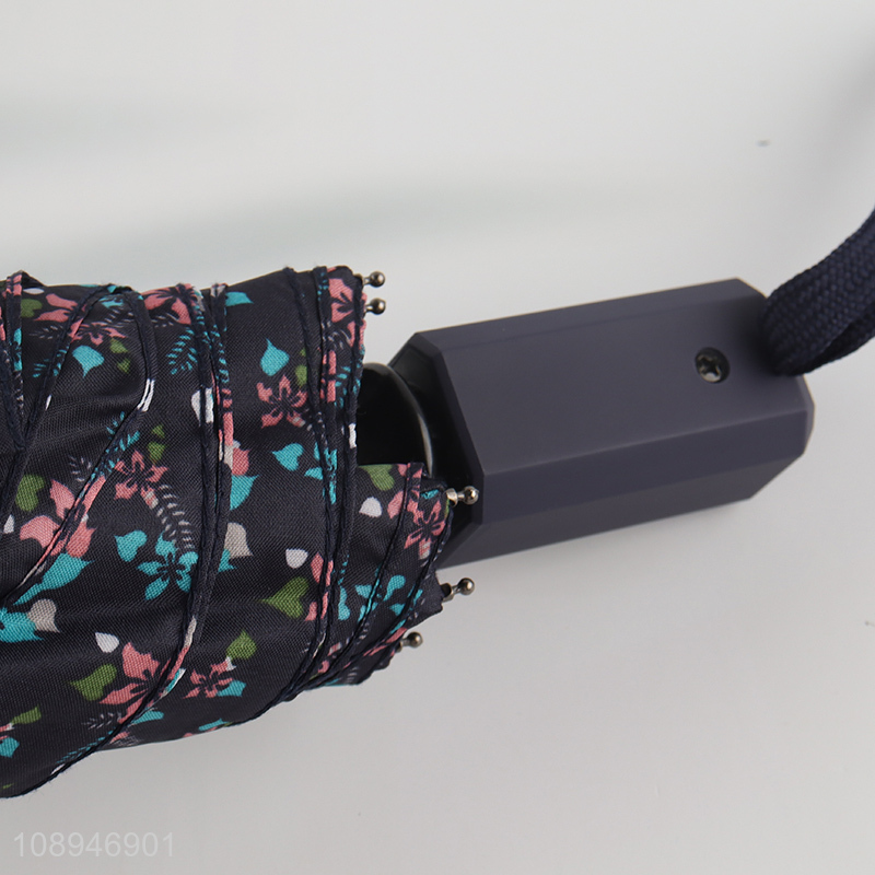 China Imports 8k Auto Open Auto Close Triple Folding Umbrella for Rain