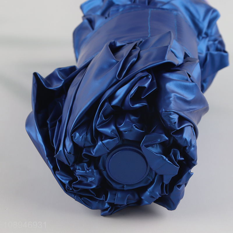 Hot Selling 6k Manual Open Anti-UV Five Fold Umbrella Compact Umbrella