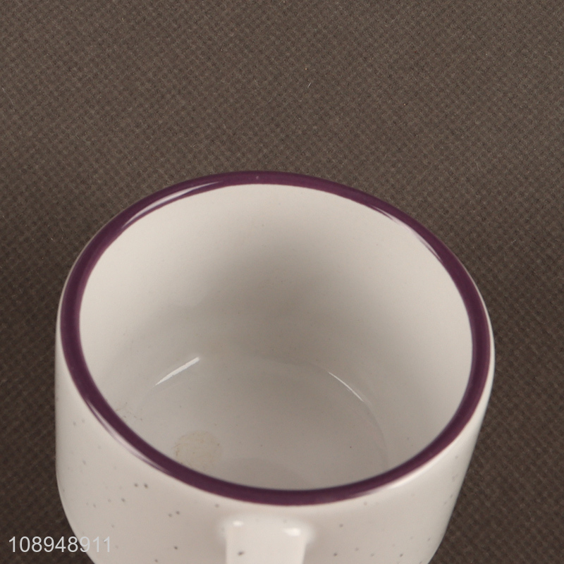 Online wholesale ceramic tea cup coffee mug with handle