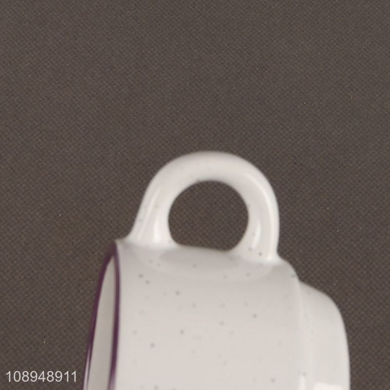 Online wholesale ceramic tea cup coffee mug with handle