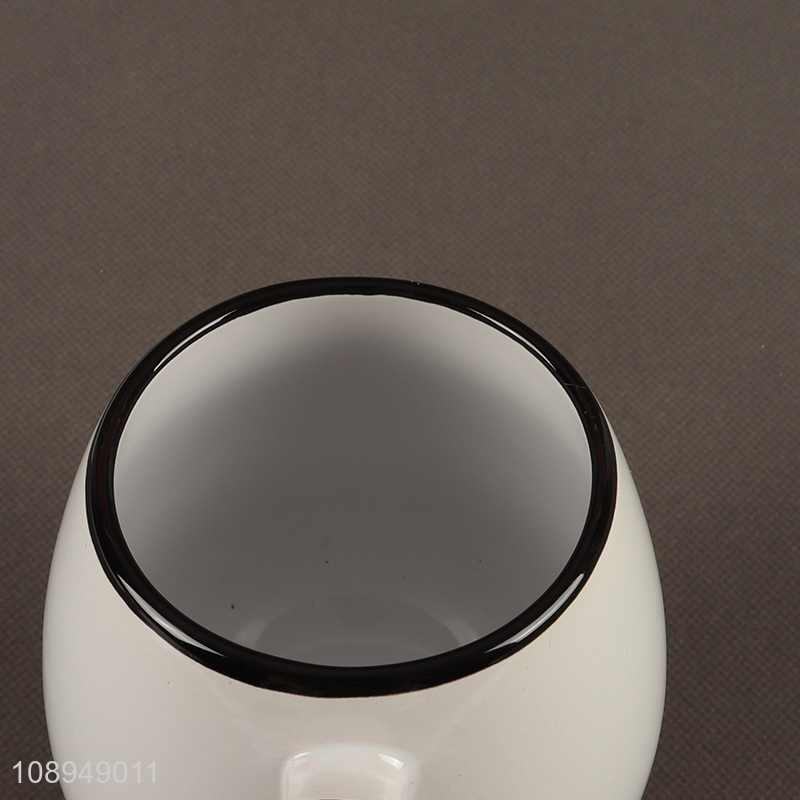 Factory supply ceramic white drinking cup coffee cup