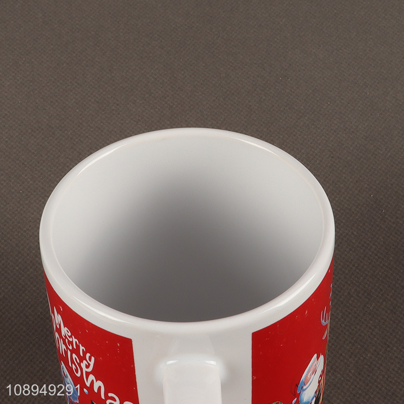 Hot selling christmas series ceramic water cup coffee cup