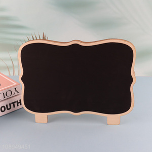 Factory Supply Wooden Mini Chalkboard Signs for Table Numbers