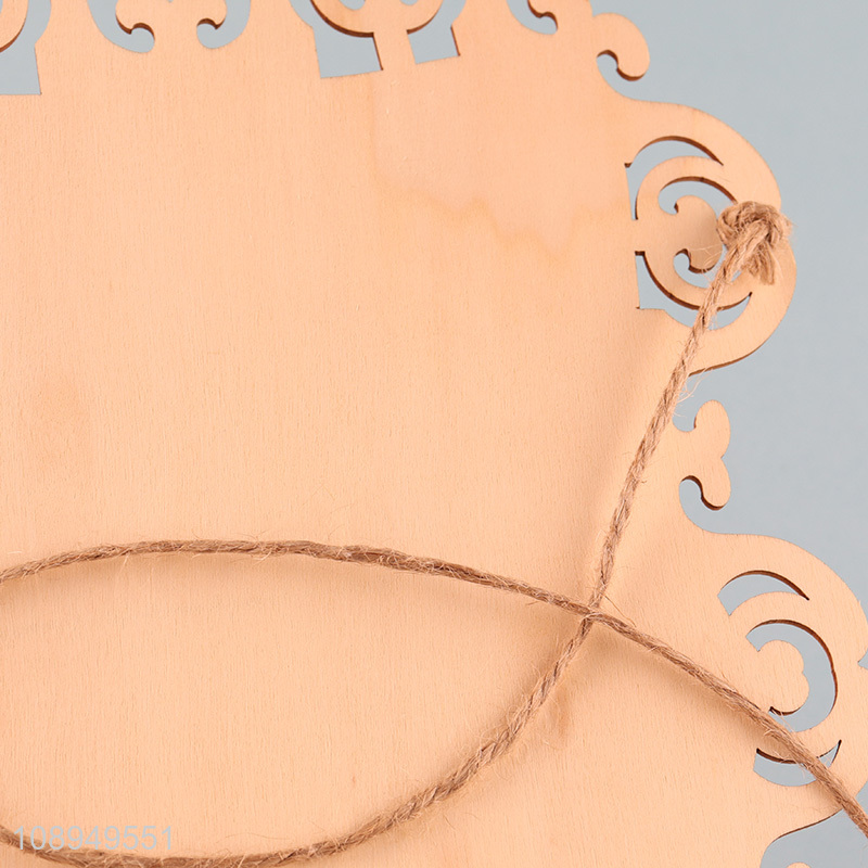 New Arrival Wooden Mini Chalkboard Labels Name Tags with String