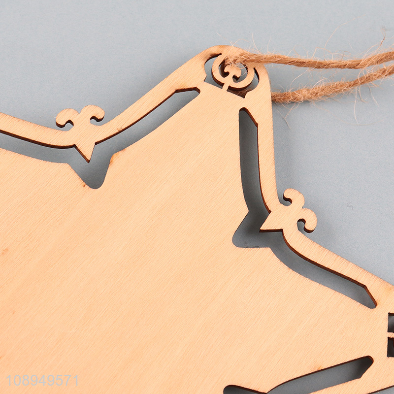 New Product Wooden Mini Chalkboard Signs Buffet Labels with String