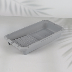 Good selling plastic 7inch paint tool brush storage tray