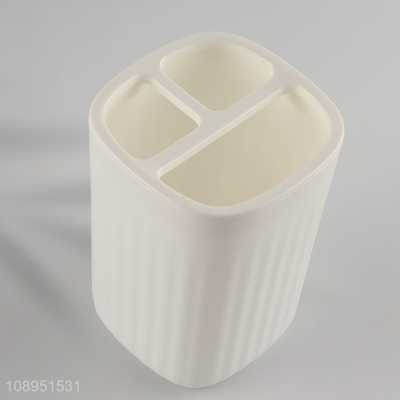 High Quality 4PCS Plastic Bathroom Accessories Set with Soap Dish