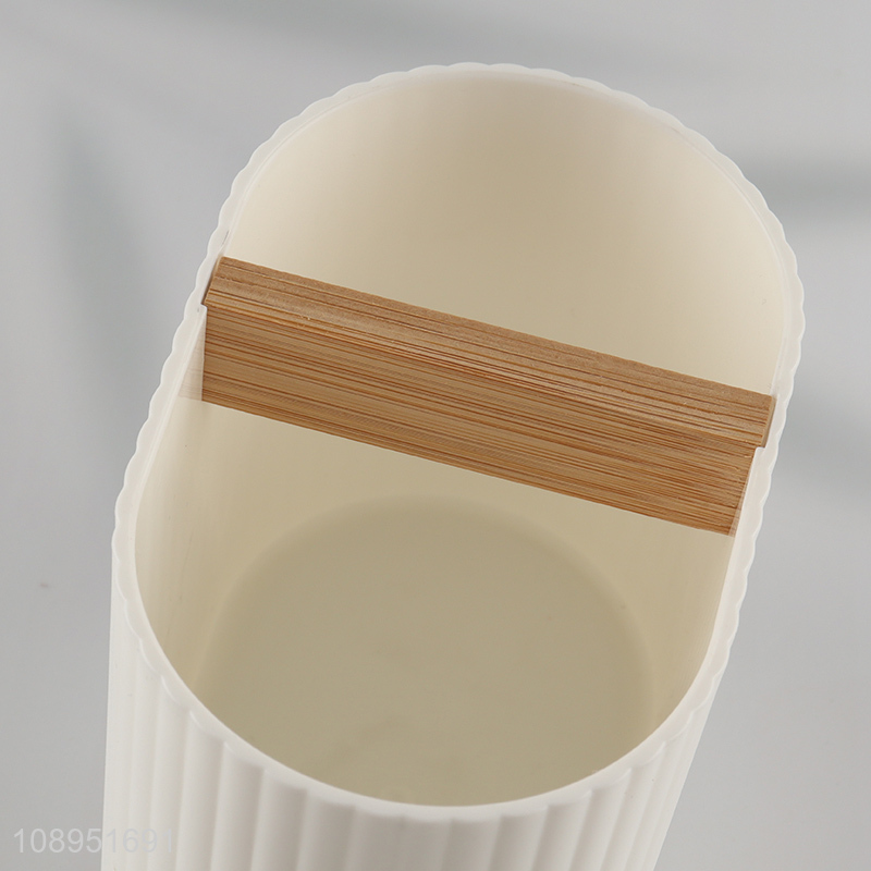 Factory Price 2 Slots Striped Toothbrush Holder for Electric Toothbrushes