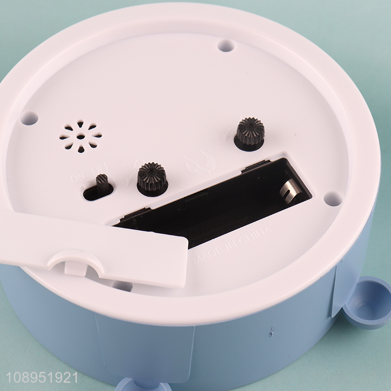 Good Quality Round Analog Alarm Clock Bedside Quartz Desk Clock