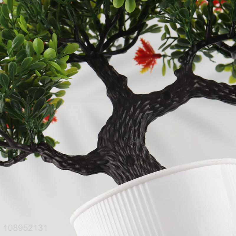 China Product Artificial Bonsai Tree Potted Fake Plant for Home Decor