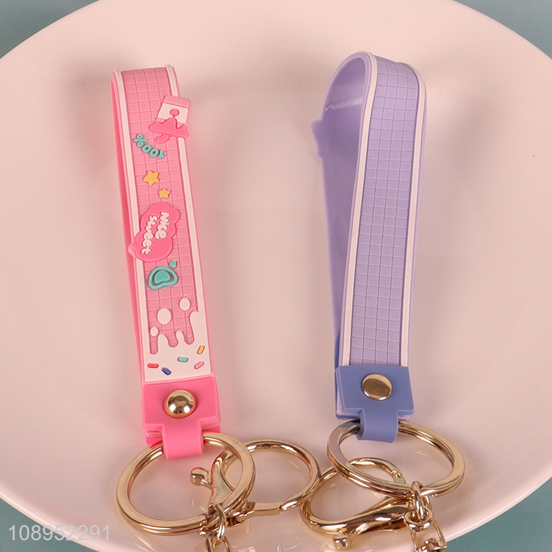Latest products multicolor cartoon pendant keychain for gifts