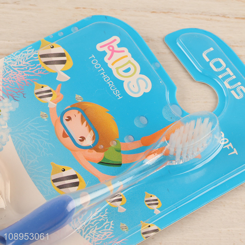 New Product Soft Bristles Kids Children Toothbrush with Toy Car