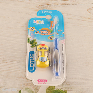 New Product Soft Bristles Kids Children Toothbrush with Toy Car