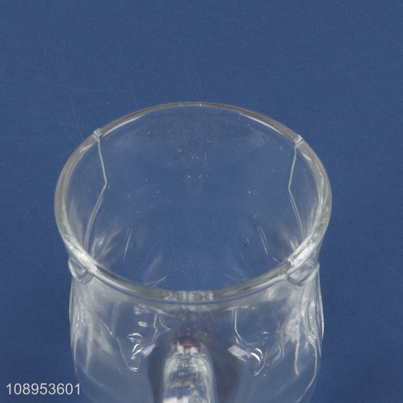 New style unbreakable glass milk cup drinking cup with handle