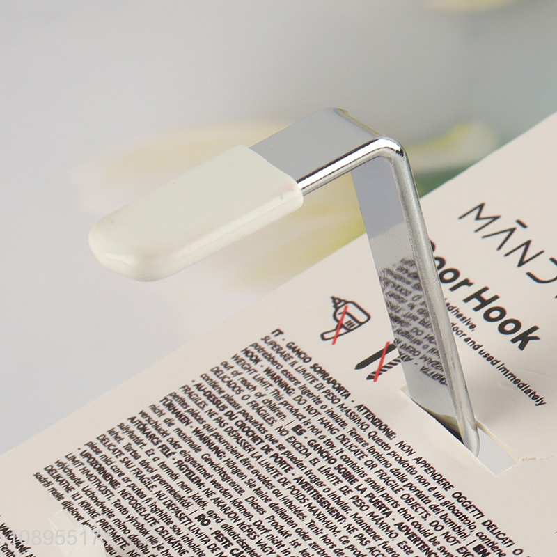 Hot Selling 2PCS Stainless Steel Over The Door Hooks for Hanging Towel