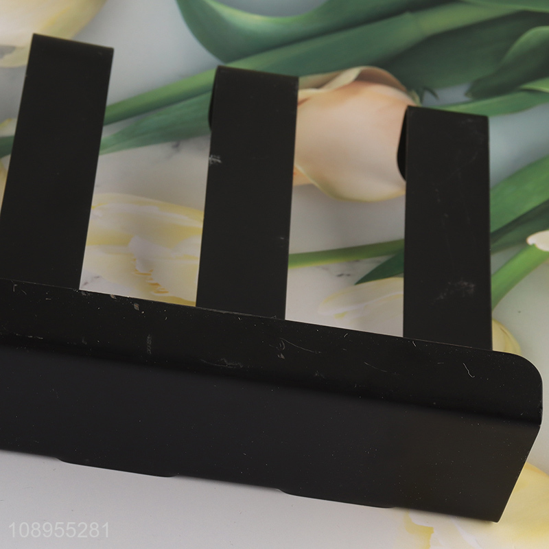 New Arrival Wall Mounted Bamboo Coat Hook with 3 Hooks for Bathroom