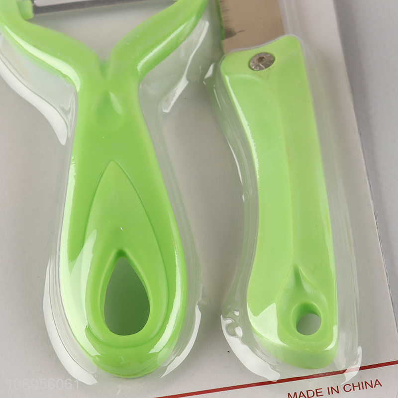 High Quality Y Type Peeler and Paring Knife Set Kitchen Gadgets