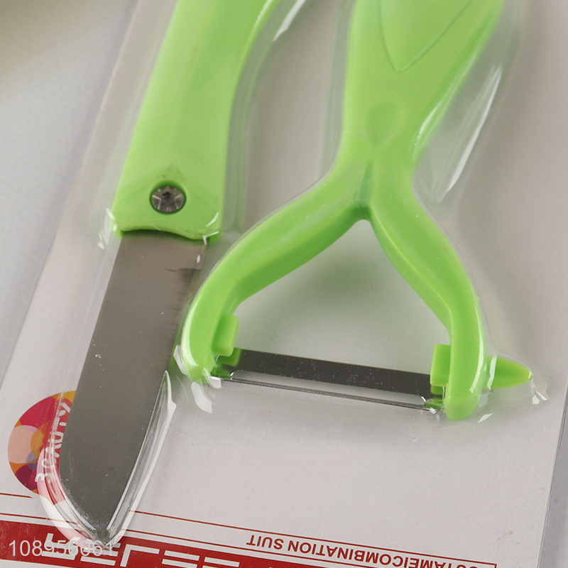 High Quality Y Type Peeler and Paring Knife Set Kitchen Gadgets