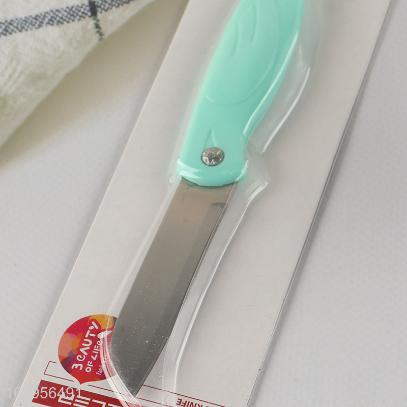 Factory Price Foldable Fruit Knife Stainless Steel Paring Knife